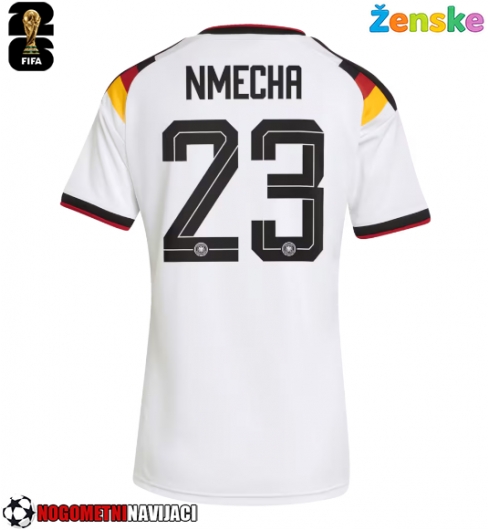 Ženske Nogometnih dresov Nemčija Felix Nmecha #23 Domači SP 2026 Kratki rokavi Ženske Nogometnih dresov Nemčija Felix Nmecha #23 Domači SP 2026 Kratki rokavi